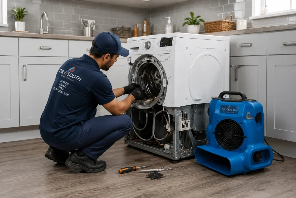 Appliance Leak Cleanup