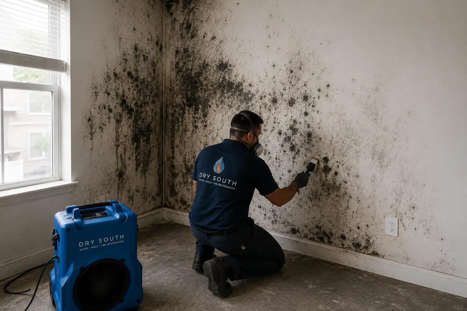 mold damage before
